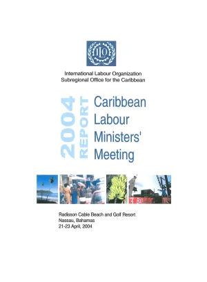 Cover for publication Final Report of the Fifth Meeting of Caribbean Labour Ministers, The Bahamas 2004