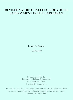 Cover for publication Revisiting the challenge of youth employment in the Caribbean 