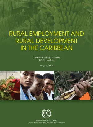 Cover for publication Rural employment and rural development in the Caribbean
