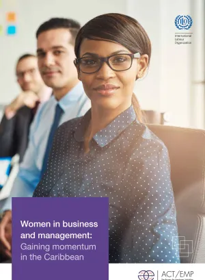 Cover for publication Women in Business and Management: Gaining Momentum in the Caribbean