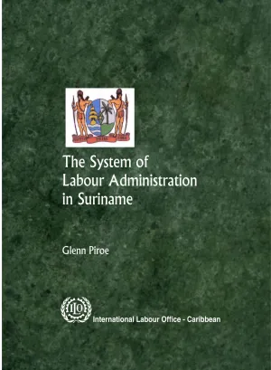Cover for publication The system of labour administration in Suriname 