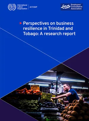 Cover for publication Perspectives on business resilience in Trinidad and Tobago: A research report