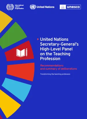 Cover - High Level Panel on the Teaching Profession - Recommendations and summary of deliberations