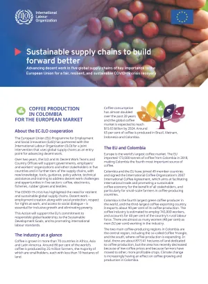 Coffee in Colombia fact sheet - Cover