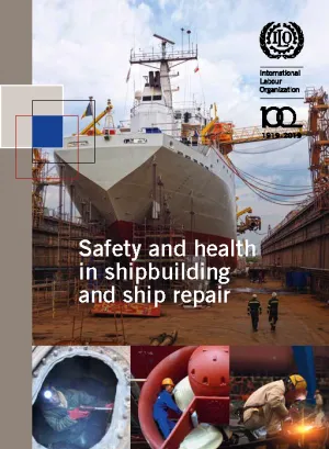 Cover - Safety and health in shipbuilding and ship repair