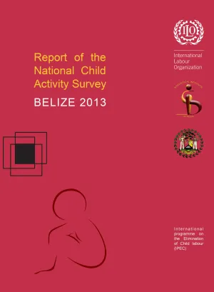 Cover for Report of the National Child Activity Survey - Belize 2013