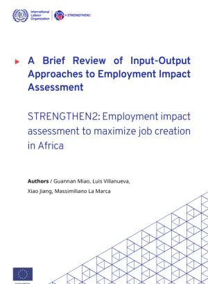 Cover image for A Brief Review of Input-Output Approaches to Employment Impact Assessment