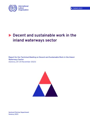 Decent and sustainable work in the inland waterways sector - Cover