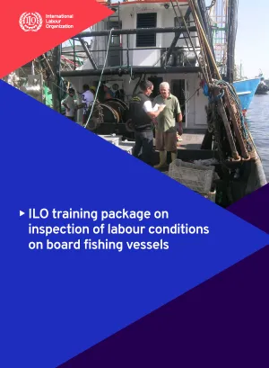 ILO training package on inspection of labour conditions on board fishing vessels - Cover