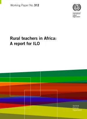 Rural teachers in Africa: a report for ILO