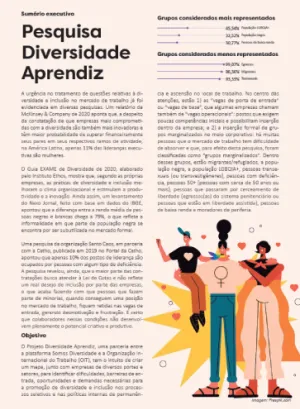 Pesquisa Diversidade Aprendiz: Aprendizados para um futuro inclusivo (Sumário Executivo)