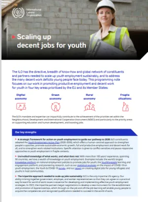  Cover image - Scaling up decent jobs
