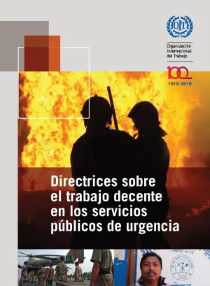 Directrices sobre el trabajo decente en los servicios públicos de urgencia - Portada