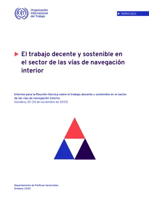El trabajo decente y sostenible en el sector de las vías de navegación interior - Portada