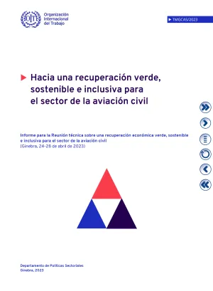 Hacia una recuperación verde, sostenible e inclusiva para el sector de la aviación civil - Portada