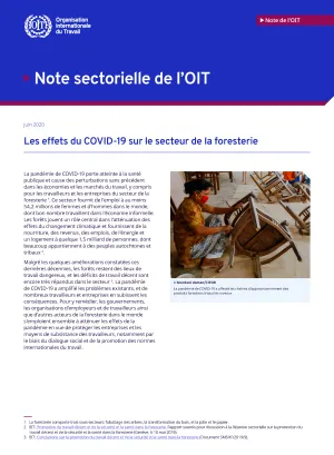 Les effets du COVID-19 sur le secteur de la foresterie - Cover