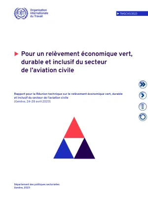 Pour un relèvement économique vert, durable et inclusif du secteur de l’aviation civile - Couverture