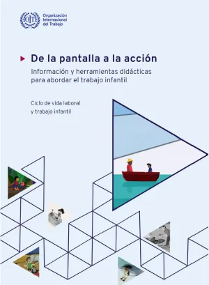 Tapa del cuadernillo "De la pantalla a la acción" 2