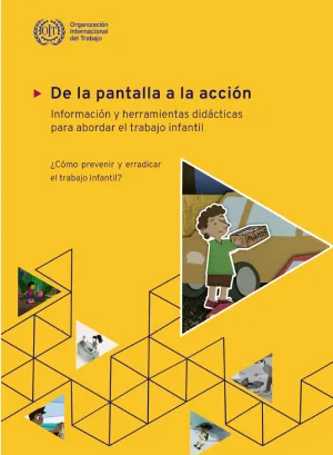 Tapa del cuadernillo "De la pantalla a la acción" 4