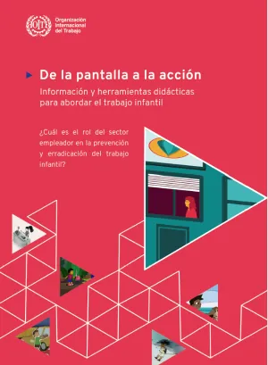Tapa del cuadernillo "De la pantalla a la acción" 4