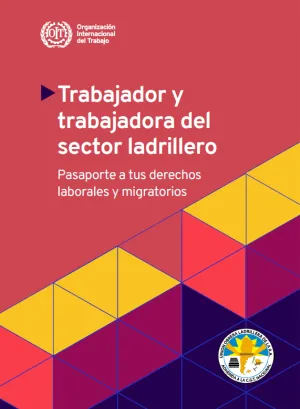 Tapa de la publicación "Trabajador y trabajadora del sector ladrillero"