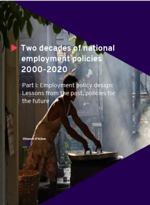 Report Cover of Part I: Two decades of national employment policies 2000-2020