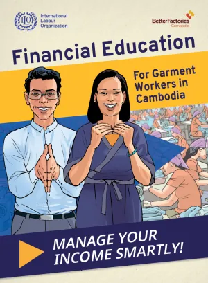 Cover for publication: "Financial education for garment workers in Cambodia – Trainee’s booklet"