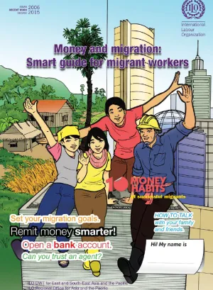 Cover for publication: "Money and migration: Smart guide for migrant workers"