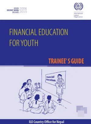 Cover for publication: "Financial education for youth: Trainee's guide"