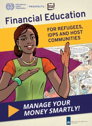 Cover for publication: "Financial education for refugees and host communities – Trainee’s booklet"