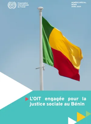 Couverture de rapport sur l'OIT engagée pour la justice sociale au Benin