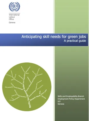 Cover Anticipating skills needs for green jobs