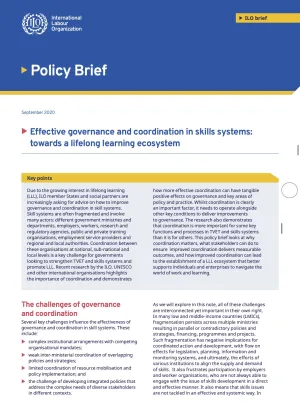 Cover_Effective governance and coordination in skills systems- towards a lifelong learning ecosystem