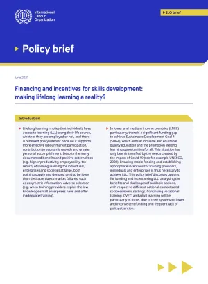 Cover_Financing and incentives for skills development- making lifelong learning a reality?