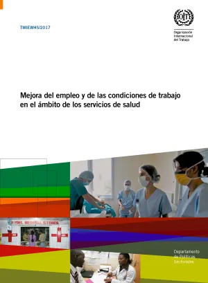 Mejora del empleo y las condiciones de trabajo en el ámbito de los servicios de salud - Portada