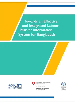 Cover page of the publication on an effective and integrated labour market information system for Bangladesh