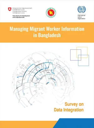 Cover page of the Bangladesh migrant information data integration survey