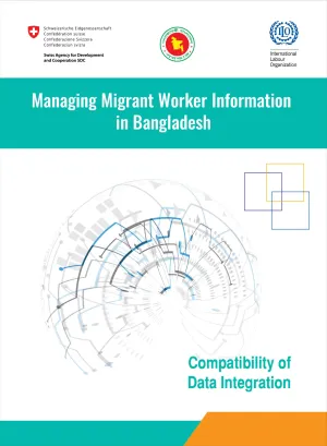 Cover page of the Bangladesh migrant data integration publication