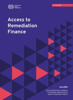 Cover page of the Access to Remediation Finance Bangladesh Case Study