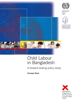 Cover of the ILO-CPD forward looking policy study on child labour in Bangladesh