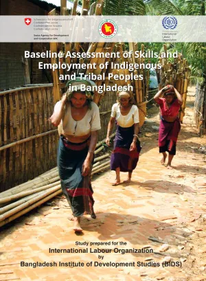 Cover of the report on skills assessment and employability of the indigenous and tribal peoples of Bangladesh