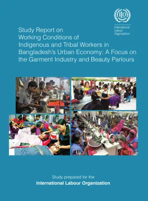 Cover page of the report on the working conditions of Bangladesh's indigenous and tribal peoples