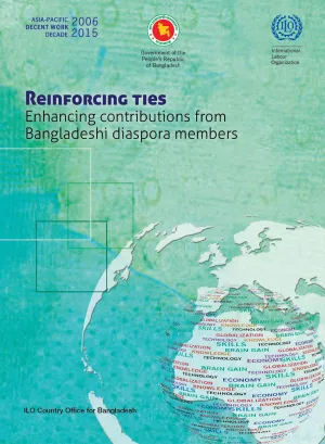Cover of the reinforcing ties with Bangladesh's diaspora report