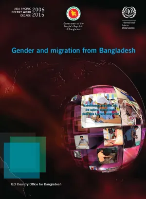Cover of the migration and gender in Bangladesh full report