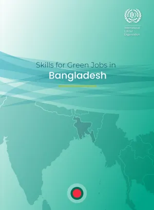 Cover of the 2018 report on skills for green jobs in Bangladesh