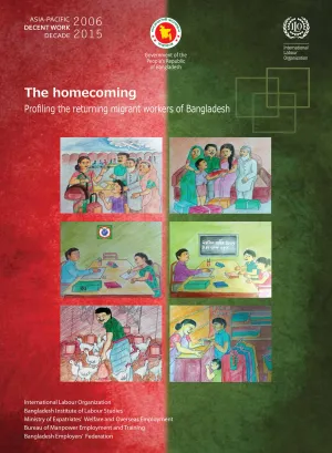 Cover of the publication on the profiles of Bangladesh's returning migrant workers