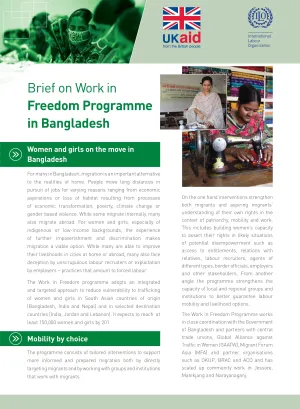 Image of the Bangladesh Work in Freedom programme brief