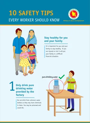Cover image of the Bangladesh worker safety tips