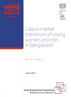 Cover of the Bangladesh youth labour market transitions report