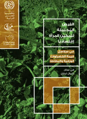 Cover for Potential opportunities for women's economic empowerment publication